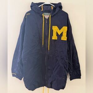 RETRO Michigan Wolverines Mitchell & Ness Lightweight Jacket